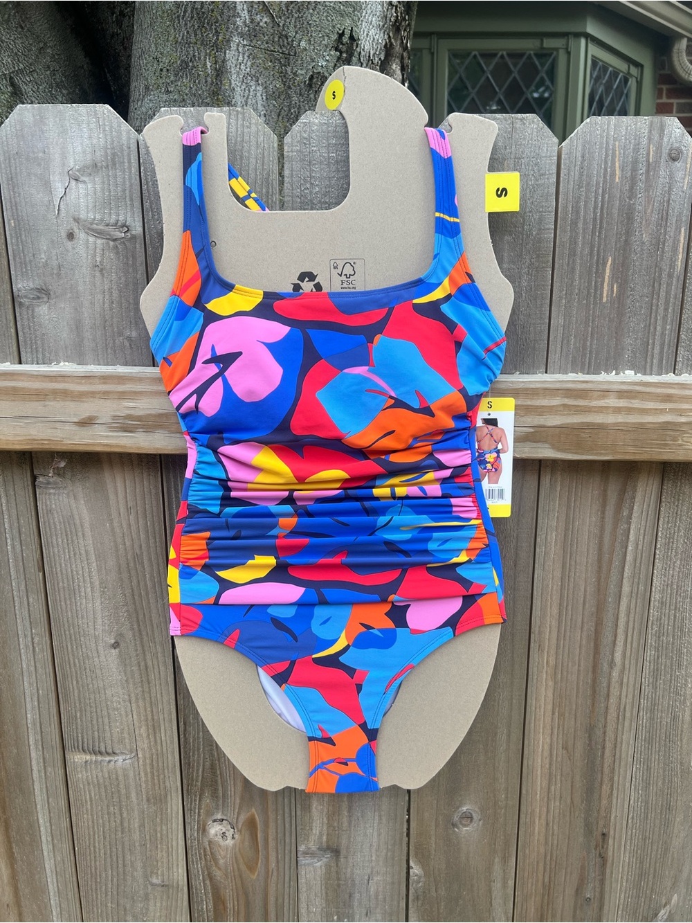 Nautica Swim One-Piece Swimsuit – Bold Tropical Floral | NWT | Size S